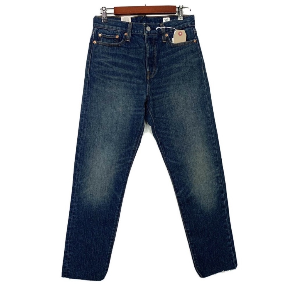 Levi's High Rise Wedgie Fit Fray Straight Jeans 29